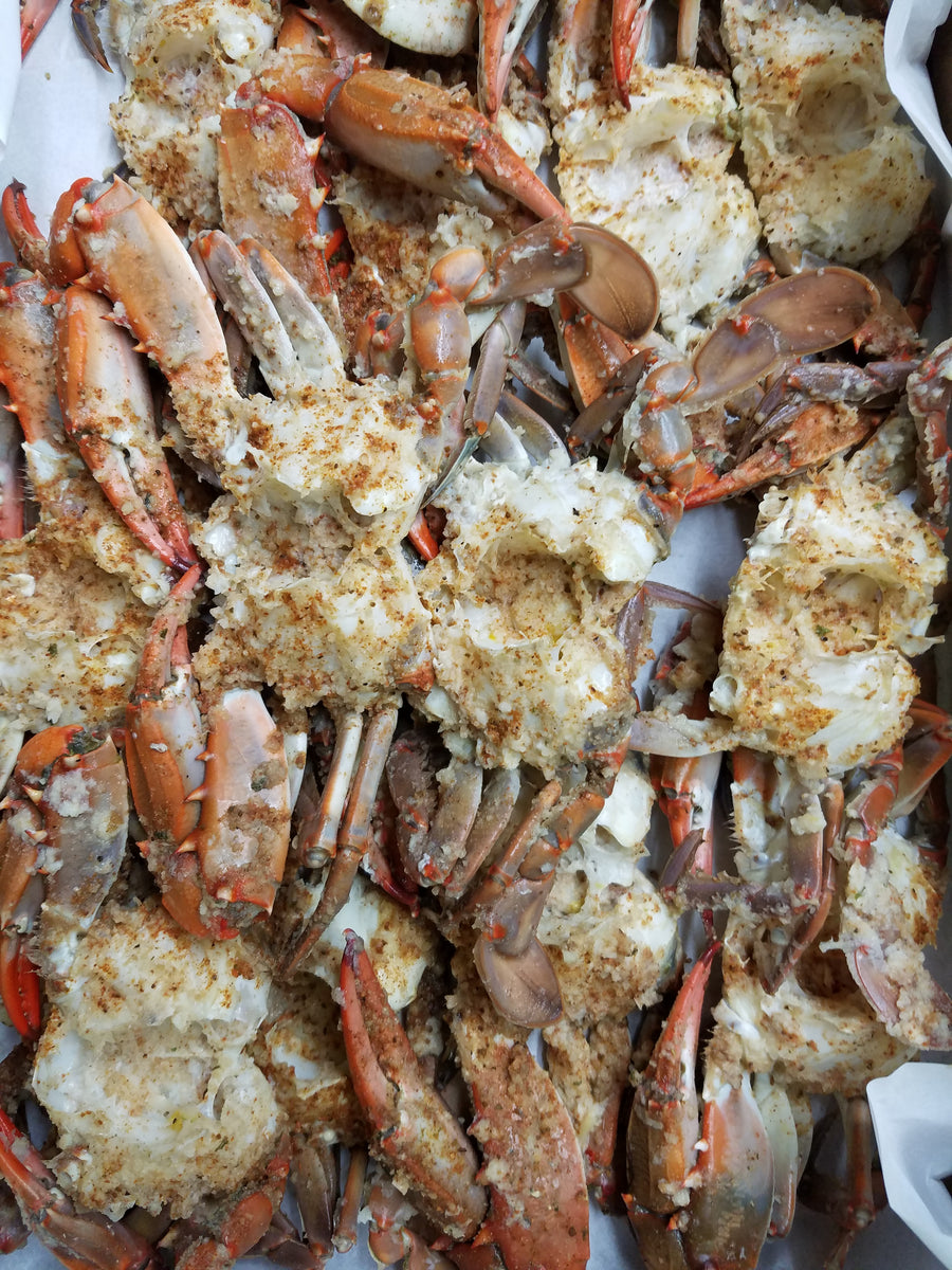 Garlic Blue Crab by the Bushel FL Blue Crab